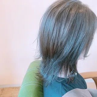 ミディアム カラー Yamamoto. Mのヘアスタイル