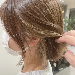 ショート カラー 似合わせカット ショートボブ🦋廣瀬のヘアスタイル