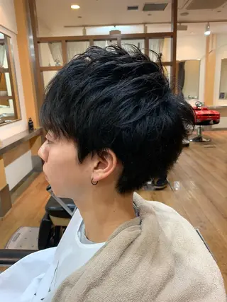 ショート メンズ 小野 功人のヘアスタイル