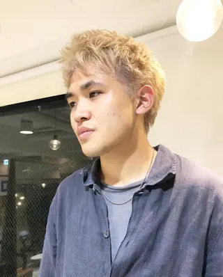 カラー ヘアアレンジ メンズ メンズ特化✂️栗原 侑也のヘアスタイル