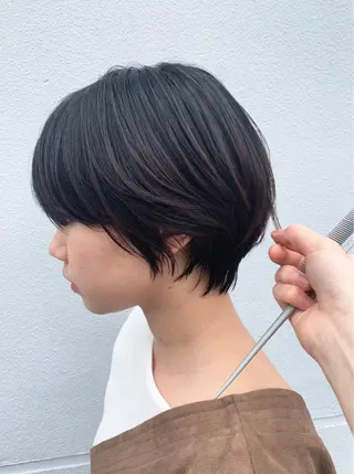 ショート 髪質改善 縮毛矯正/ レイヤー/銀座/本木のヘアスタイル