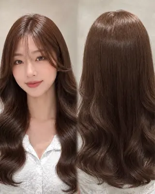 ロング カラー 上品♡ブラウン💎 アレンジ🩰Rimiのヘアスタイル