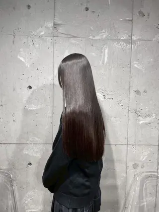ロング 髪質改善×艶髪カラー 🫧銀座のヘアスタイル