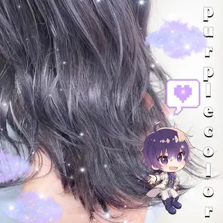ミディアム カラー ヘアアレンジ 💕上野美容師☁ ブリーチ💖サワのヘアスタイル