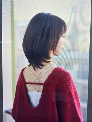 ミディアム 坂之上 愛美のヘアスタイル