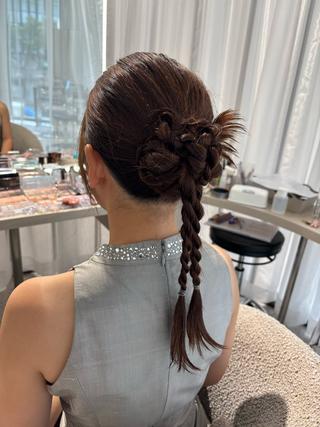 ヘアアレンジ RYONA/大阪/ 韓国レイヤー🎀のヘアスタイル