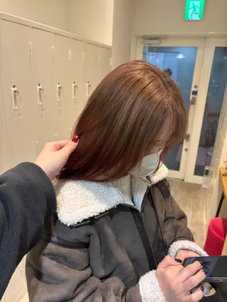カラー ブリーチカラー/茨木 𝙨𝙖𝙠𝙞💚のヘアスタイル