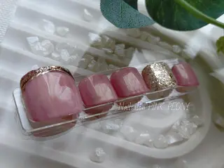 ネイル PINK PEONY AMIのネイルデザイン