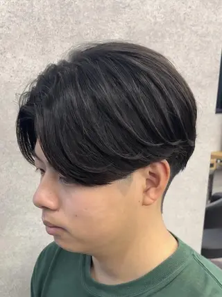 メンズ 渋谷/ナチュラル 💠毛流れパーマのヘアスタイル