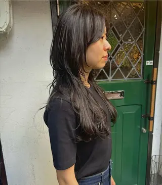 ロング 大石 朱純のヘアスタイル