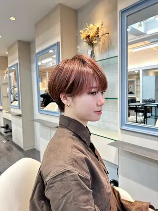 ショート ショート/レイヤー カット/服部タカノリのヘアスタイル