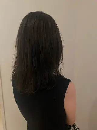 ミディアム カラー パーマ reimi 表参道🍒のヘアスタイル