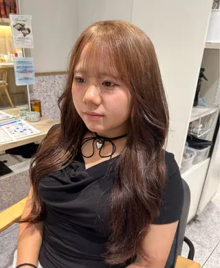 カラー ♡透明感カラー★ ネイル/しの♡のヘアスタイル