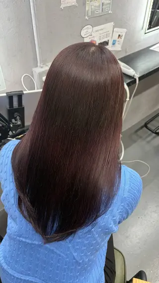 ロング カラー やぶかみ りんのヘアスタイル