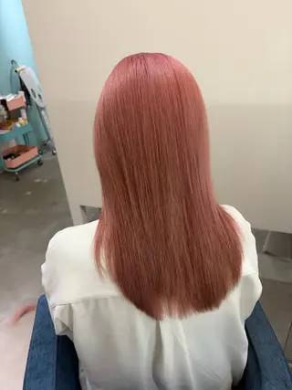ミディアム カラー 安井まゆ _Box mico.のヘアスタイル
