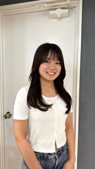 セミロング reira/似合わせ /柔らかカラー🫧のヘアスタイル