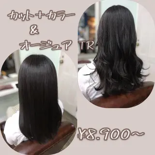カラー ブリーチ&似合せボブ 田中寛十のヘアスタイル
