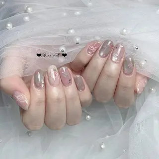 ネイル サイナネイル🎀 長さ出し専門店のネイルデザイン