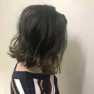 ミディアム カラー パーマ 髪質改善 Daisukiのヘアスタイル
