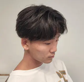 ショート パーマ メンズ 【イケメン風パーマ】 SHOFYのヘアスタイル