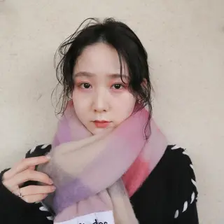 ミディアム 角戸 りおのヘアスタイル