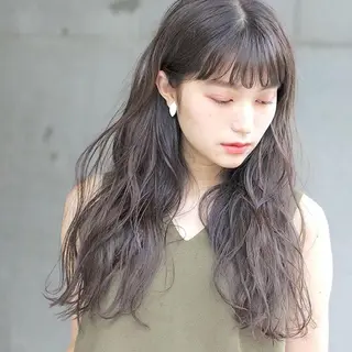 ロング パーマ 🦋河野沙耶果🦋 撮影モデル募集✨のヘアスタイル