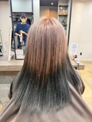 カラー ルシ🎨/ハイトーン デザイン/個性派のヘアスタイル