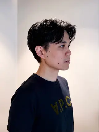 ショート パーマ メンズ メンズショート パーマ 丸山のヘアスタイル