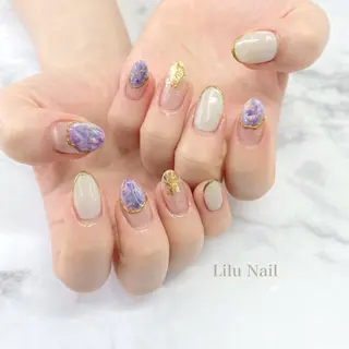 ネイル モチの良さ◉ フィルインネイル♡のネイルデザイン