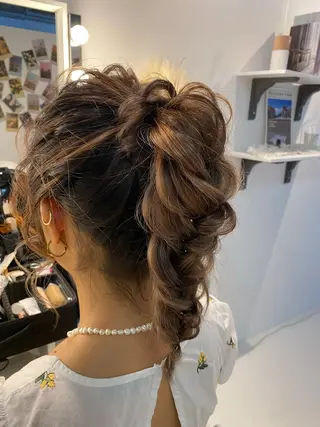 セミロング ヘアメイクサロン viviのヘアスタイル
