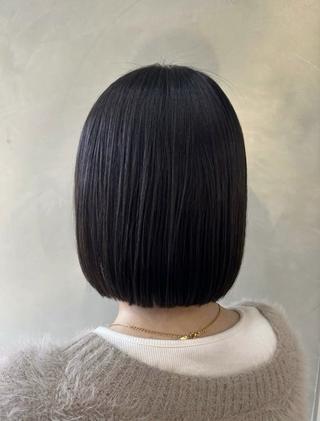 ショート KAHOE🍒 縮毛矯正/艶カラーのヘアスタイル