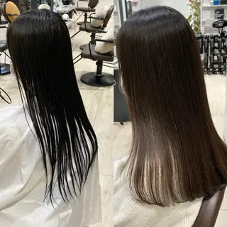 ロング equal銀座 黒田💚のヘアスタイル