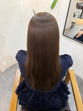 セミロング カラー ヘアアレンジ HARBOR ゆづきのヘアスタイル