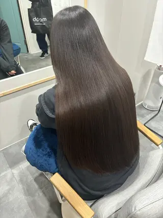 ロング カラー パーマ ヘアアレンジ メンズ カジカワ サキのマツエク・マツパデザイン