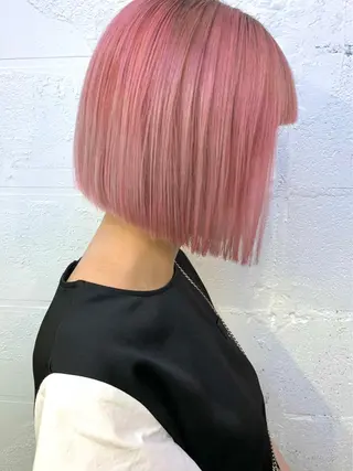 ショート カラー 🧼MOMO/ 渋谷✩.*˚🧼のヘアスタイル