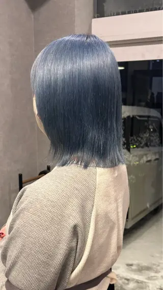 ミディアム カラー 韓国ヘア｜透明感｜ mihoのヘアスタイル