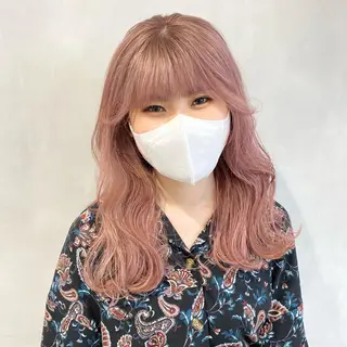ロング カラー 🩵ブリーチカラー MIORI🩵のヘアスタイル
