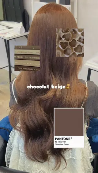 ロング カラー 透明感カラー🍯 髪質改善🫧 野々愛のヘアスタイル