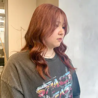 ロング カラー ハイトーン/うる艶 カラー Mioのヘアスタイル