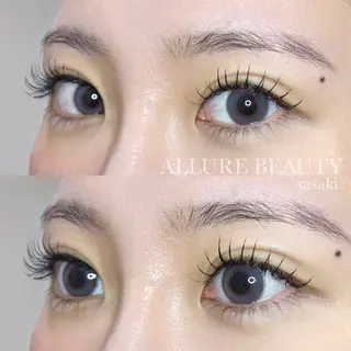マツエク・マツパ ALLURE sasakiのマツエク・マツパデザイン