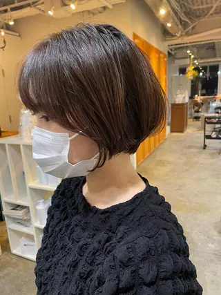 ショート レイヤー/パーマ TAKUYAのヘアスタイル