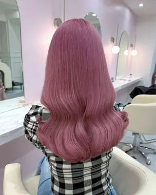 ロング カラー ハイトーンカラー💞 くるみ🎀のヘアスタイル