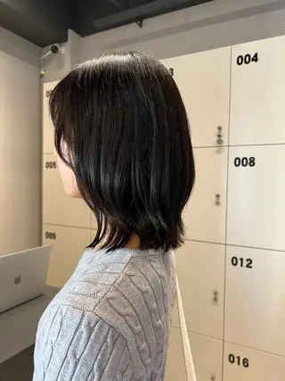 ミディアム ✨髪質改善矯正× ブリーチ✨YU-KIのヘアスタイル