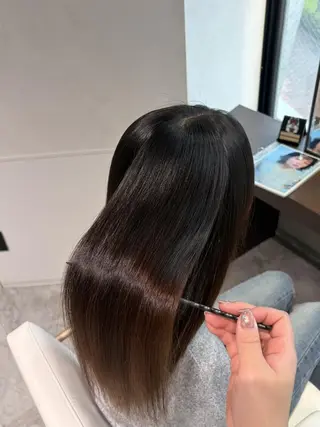 セミロング 縮毛矯正特化🩰 竹口はるかのヘアスタイル