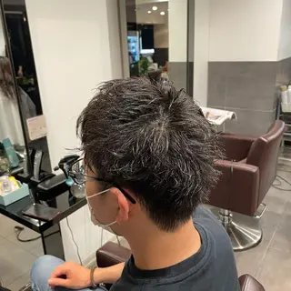 ショート パーマ メンズ 新宿御苑前/ボブ 髪質改善Ryuseiのヘアスタイル