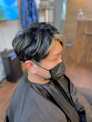 ミディアム カラー メンズ Luzir⭐︎ GEN⭐︎のヘアスタイル