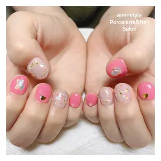 ショート ネイル 🐾enen style 🐾のネイルデザイン