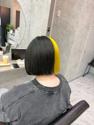ショート カラー 🌺ハイトーン🌺 矢葺 なぎさ🌺🌺のヘアスタイル