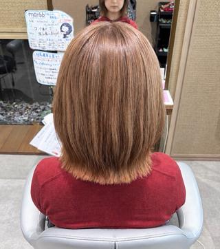 ショート カラー ✨️超ツヤ髪/ 超快眠スパ🫧山中のヘアスタイル