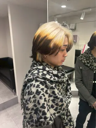 カラー メンズ 竹川 りょうのヘアスタイル